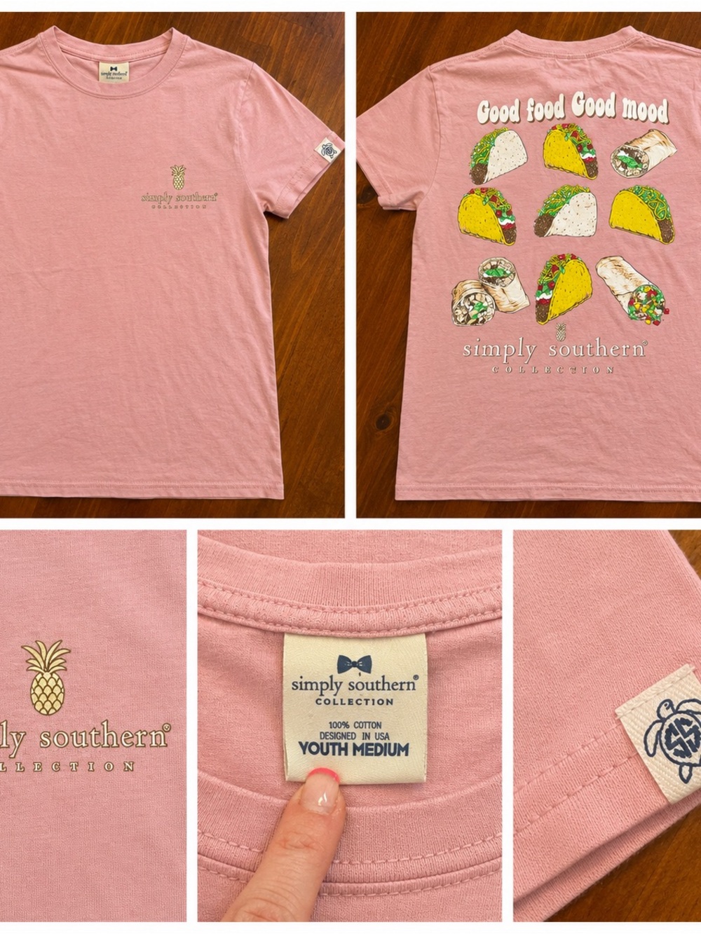 Simply Southern Pink Taco & Burrito Graphic Tee